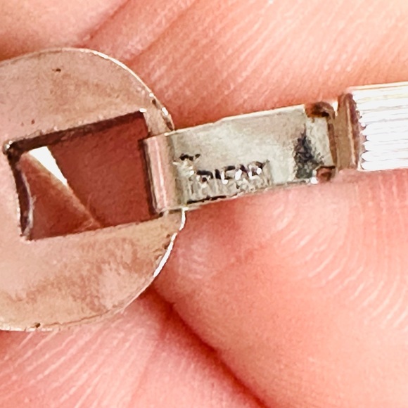 CROWN TRIFARI Vintage Mid-Century Faux Pearl Choker Necklace Silver Tone Clasp - Picture 9 of 12